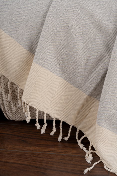 L'essentiel linge de maison Baliksirti - Gris